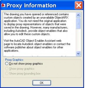 הודעת Proxy Graphics